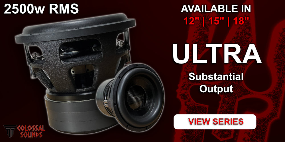 Ultra Series subwoofers - 2500w RMS